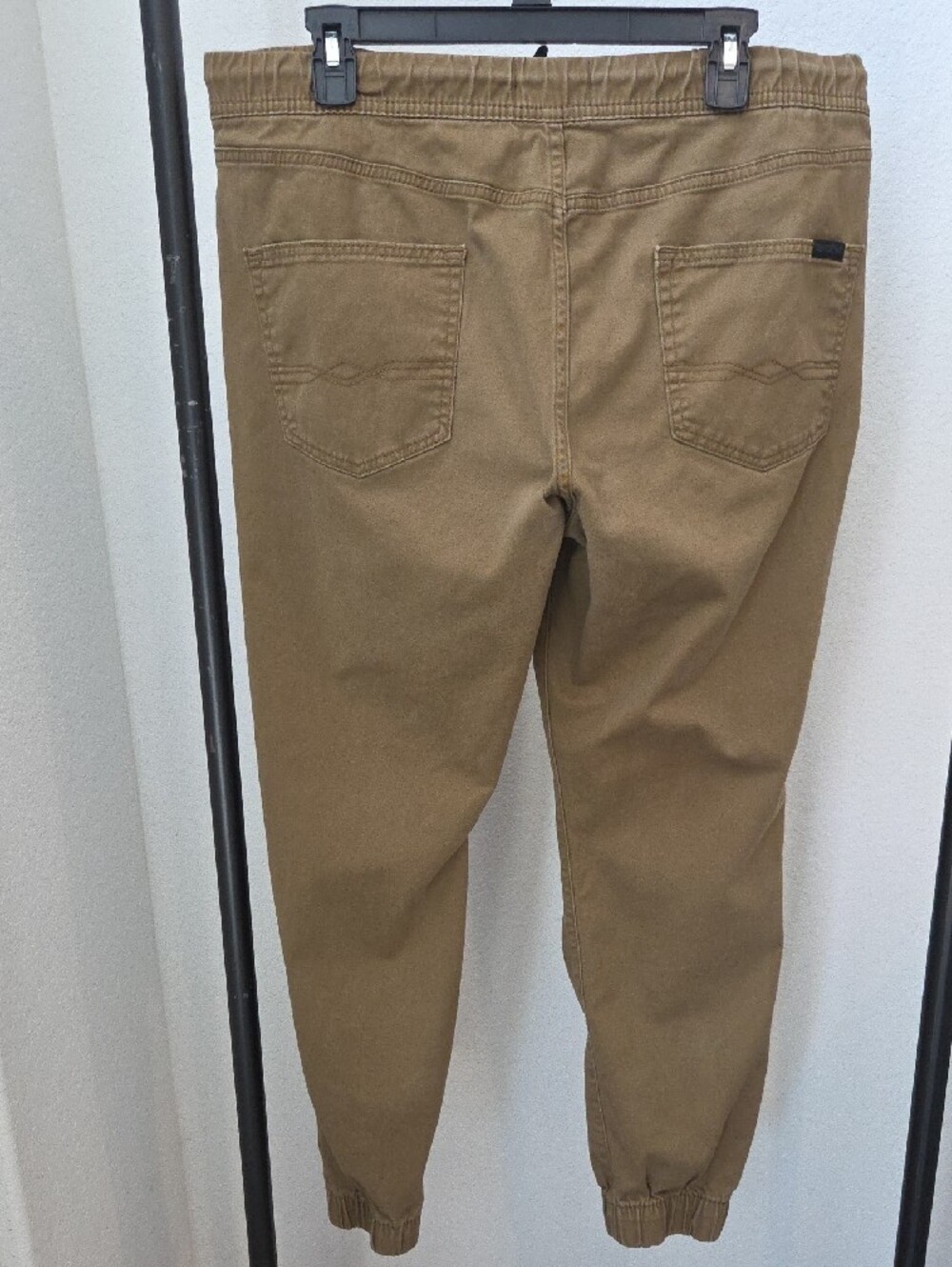 Denizen from Levi's Olive/Tan Drawstring Joggers Mens Large Brown Pants - Picture 4 of 10